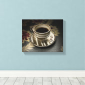 Kaffee Leinwanddruck (Insitu (Holzboden))