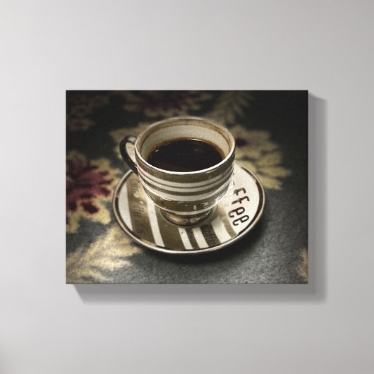 Kaffee Leinwanddruck (Vorderseite)
