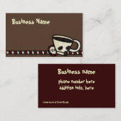 Kaffee-liciuos Visitenkarte (Vorne/Hinten)