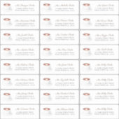 Kaffee Liebe Braut Brautparty Gastadresse Aufkleber (Vorderseite)