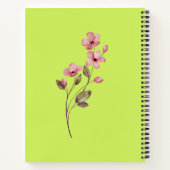 Kaffee+Liebe+Creme+Notebook+Journalisten+Geschenk Notizblock (Rückseite)