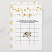 Kaffee Liebe ist Bingo Brautparty Games (Vorne/Hinten)