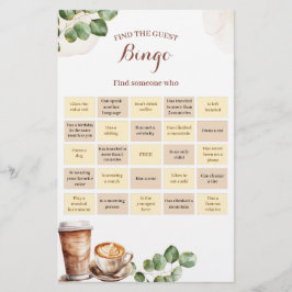 Kaffee Liebe ist Bingo Games Card Brechen