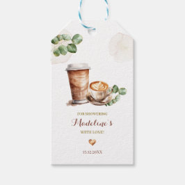 Kaffee Liebe ist Brechen Danke Tag Geschenkanhänger