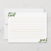 Kaffee Liebe ist Brewing Brautparty Rezept Card Einladung (Rückseite)