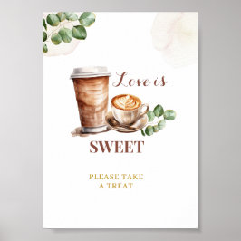Kaffee Liebe ist Brewing Liebe ist Sweet Party Zei Poster