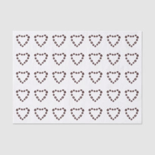 Kaffee Liebe Kaffeeban Herz Seidenpapier