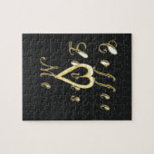 Kaffee Liebe mich. Puzzle (Horizontal)