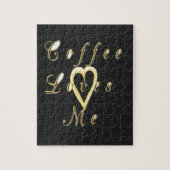 Kaffee Liebe mich. Puzzle (Vertikal)