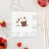 Kaffee Liebe Serviette (Beispiel)