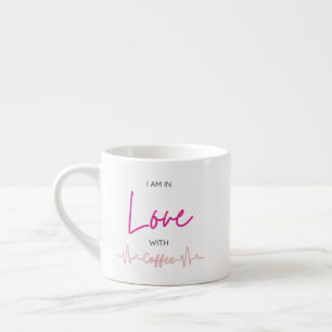 Kaffee Liebe süße Liebe mit Kaffee Herzschlag Desi Espressotasse