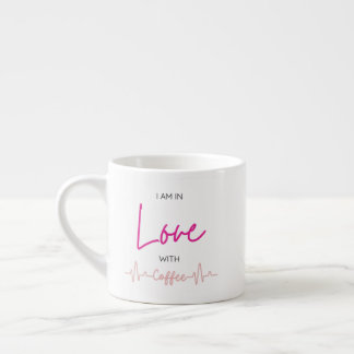 Kaffee Liebe süße Liebe mit Kaffee Herzschlag Desi Espressotasse
