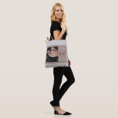 Kaffee LIEBE Wiederholung – Modernes Geschenk für Tasche (Am Model)