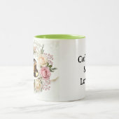 Kaffee & Liebe  Zweifarbige Tasse (Mittel)