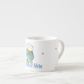Kaffee liebende Polar Bär Custom Espressotasse (Vorderseite Rechts)