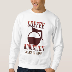KAFFEE-LIEBER KUNDEN PERSONALISIERTEN NAMEN SWEATSHIRT