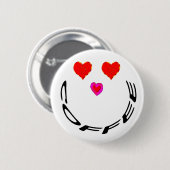 Kaffee Liebhaber Button (Vorne & Hinten)