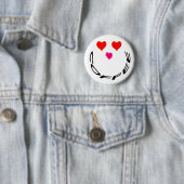 Kaffee Liebhaber Button (Beispiel)