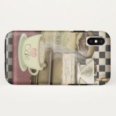 Kaffee-Liebhaber Café Case-Mate iPhone Hülle (Rückseite (Horizontal))