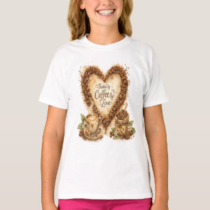 Kaffee Liebhaber Cozy Vintage Isolierter Becher T-Shirt