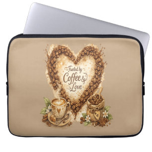 Kaffee Liebhaber Cozy Vintage Laptopschutzhülle