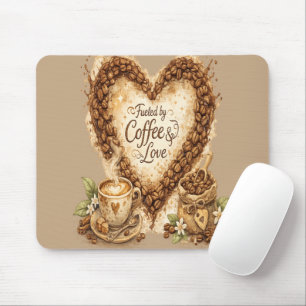 Kaffee Liebhaber Cozy Vintage  Mousepad
