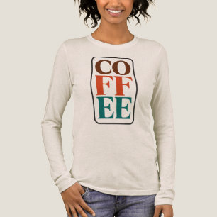 Kaffee-Liebhaber-Geschenk Langarm-T-Shirt Tri-Blend Shirt