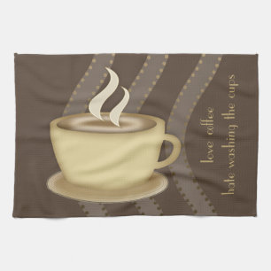 Kaffee-Liebhaber Geschirrtuch