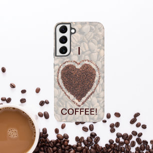 Kaffee-Liebhaber Kaffeebohnen Herz Samsung Galaxy Hülle