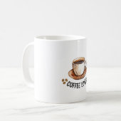 Kaffee Liebhaber Kaffeetasse (Vorderseite Links)