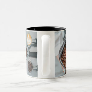 Kaffee-Liebhaber Keramik-Tasse Luxuriöse Kaffeeb Zweifarbige Tasse