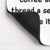 Kaffee-Liebhaber Mousepad (Ecke)