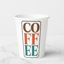Kaffee-Liebhaber-Papierbecher Kaffee-Geschenkideen Pappbecher