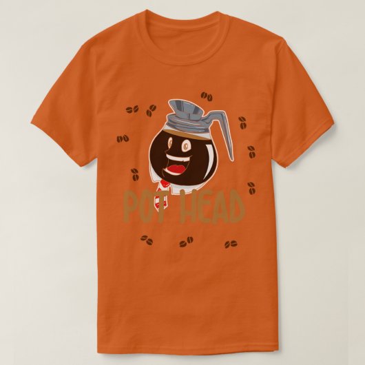 Kaffee-Liebhaber-Shirt für Koppenträger T-Shirt (Design vorne)