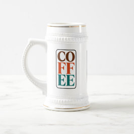 Kaffee-Liebhaber Stein Kaffee-Geschenk für Fans Bierglas