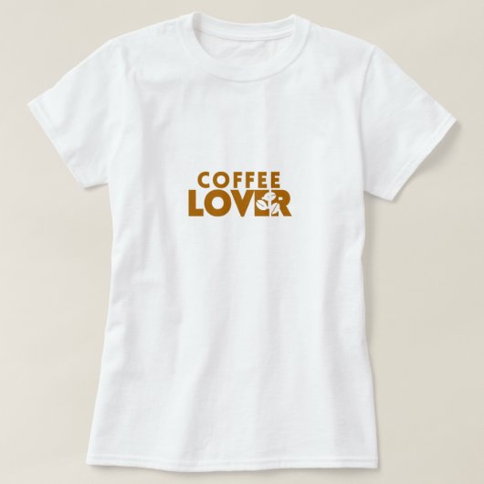 Kaffee Liebhaber T-Shirt (Design vorne)