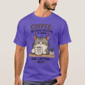 Kaffee Liebhaber T-Shirt (Vorderseite)