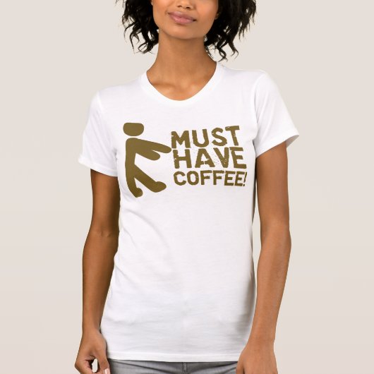 Kaffee-Liebhaber T-Shirt (Vorderseite)