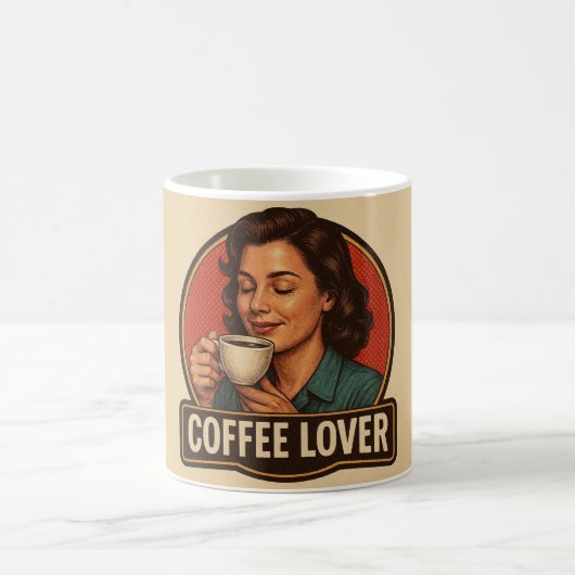 Kaffee-Liebhaber-Tasse. Kaffeetasse (Mittel)