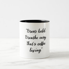 Kaffee-Liebhaber-Tasse Zweifarbige Tasse
