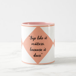 Kaffee-Liebhaber-Tasse Zweifarbige Tasse