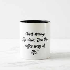 Kaffee-Liebhaber-Tasse Zweifarbige Tasse