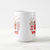 Kaffee-Liebhaber Valentinstag Kaffeetasse (Mittel)
