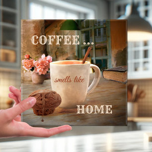 Kaffee-Liebhaber Vintage-Kunst Küchenfliese Fliese