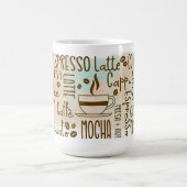 Kaffee-Liebhaber-Wortkunst Kaffeetasse (Mittel)