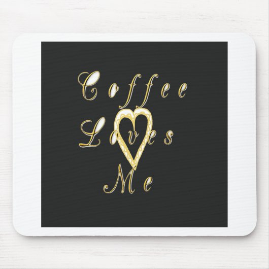 Kaffee liebt mich. mousepad (Vorne)