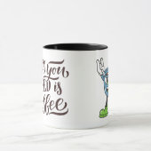 Kaffee Lover - Angebot und Cartoon Cup Design Tasse (Zentrum)