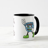 Kaffee Lover - Angebot und Cartoon Cup Design Tasse (VorderseiteRechts)