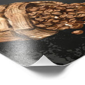 Kaffee Lover Arabica und Robusta Coffee Fotodruck (Ecke)