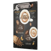 Kaffee Lover Arabica und Robusta Coffee Klemmbrett (Links)